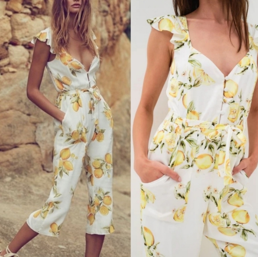 New!For Love‎ And Lemons Limonada Jumpsuit - Picture 10 of 14